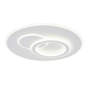 LED CHANDIER s dálkovým ovládáním Nolux Luminosa, 120 W, 3 kruhy, chladné/horké/neutrální světlo, nestabilní, bílé
