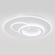 LED CHANDIER s dálkovým ovládáním Nolux Luminosa, 120 W, 3 kruhy, chladné/horké/neutrální světlo, nestabilní, bílé
