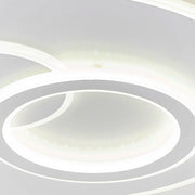LED CHANDIER s dálkovým ovládáním Nolux Luminosa, 120 W, 3 kruhy, chladné/horké/neutrální světlo, nestabilní, bílé