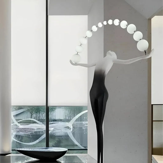 Lampaar Amato LED 24W 4000K Black Metal