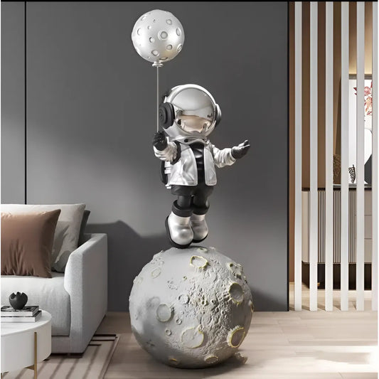 LED LED astronaut LED ze stříbrné pryskyřice