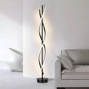 LED LED Upsilon, 48 W, 3000k/4000k/6000k, kovový a akrylový, černá