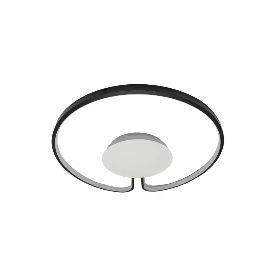 LED lustr ADARA 90W, kulatý, neutrální světlo, 4000K, černý