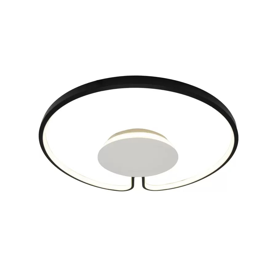 LED lustr ADARA 90W, kulatý, neutrální světlo, 4000K, černý