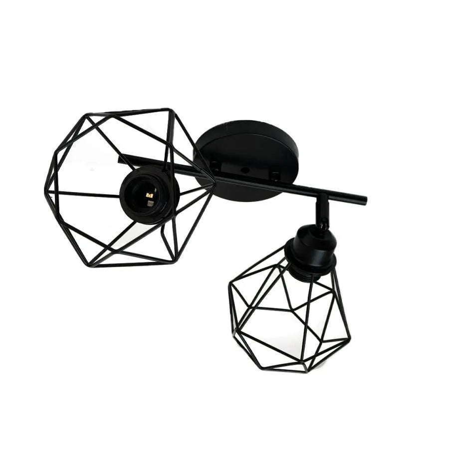 Aerope Lust, 2x E27, kov, černá