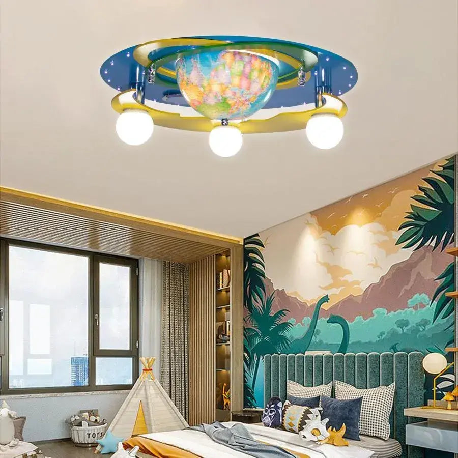 Beti chtíč, 3*e27, modrá, dřevo