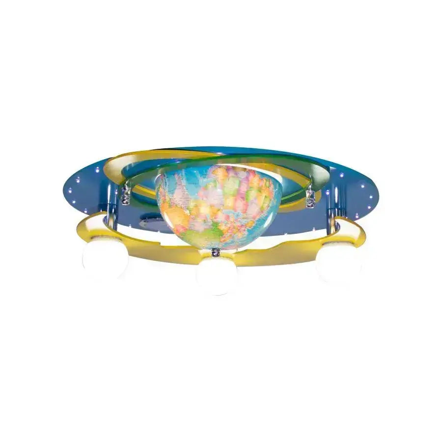 Beti chtíč, 3*e27, modrá, dřevo