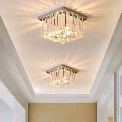 Crystal Martinez Linear Luxe, průměr 35 cm, 4x E14, lesklý chrom