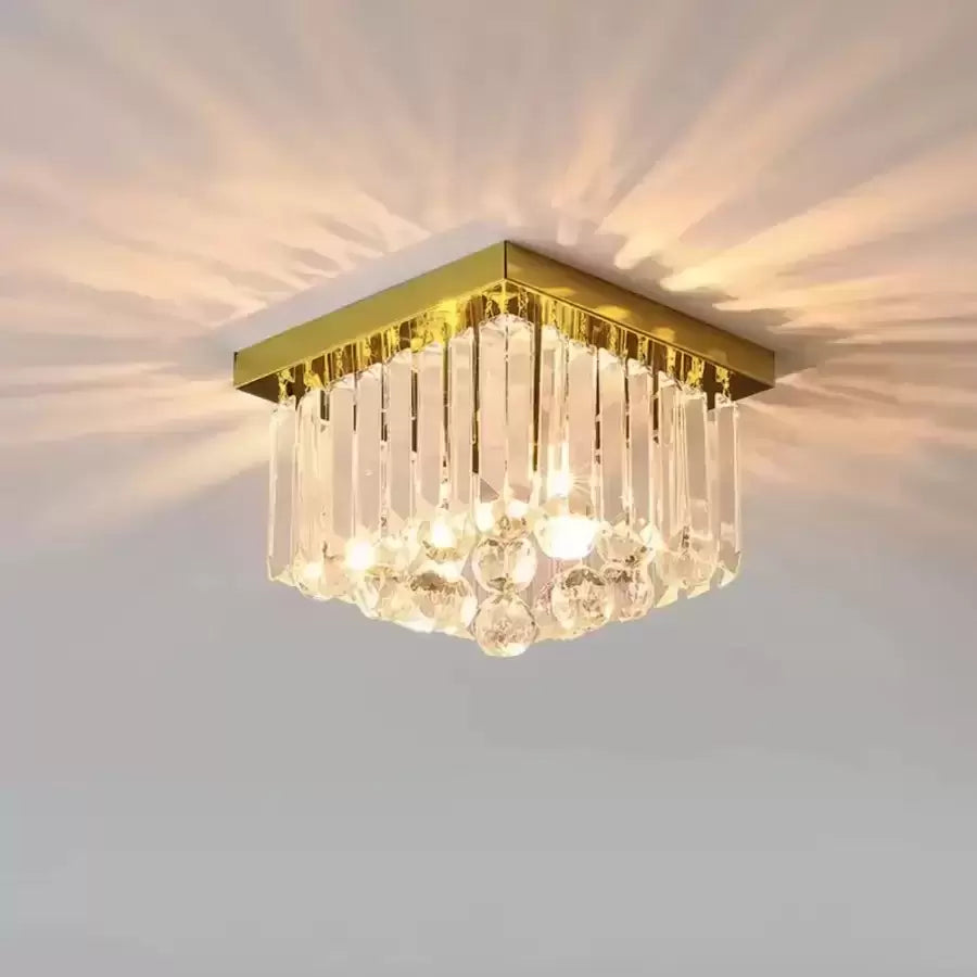 Crystal Martinez Linear Luxe, průměr 35 cm, 4x E14, lesklé zlato