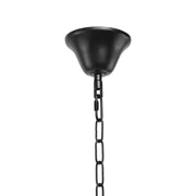 Indiana Chandier, 8*E27, kov a lano, černá