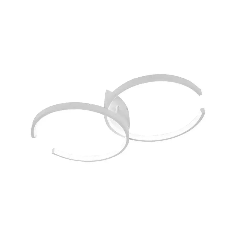 LED lustr s dálkovým ovládáním NOAH 64W, 2 Elements, Studené/Teplé/Neutrální světlo, Stmívatelné, Bílá