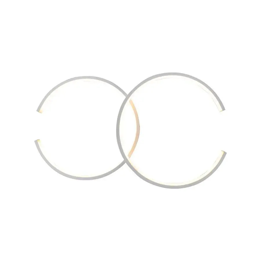 LED lustr s dálkovým ovládáním NOAH 64W, 2 Elements, Studené/Teplé/Neutrální světlo, Stmívatelné, Bílá