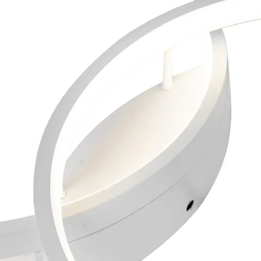 LED lustr s dálkovým ovládáním NOAH 64W, 2 Elements, Studené/Teplé/Neutrální světlo, Stmívatelné, Bílá