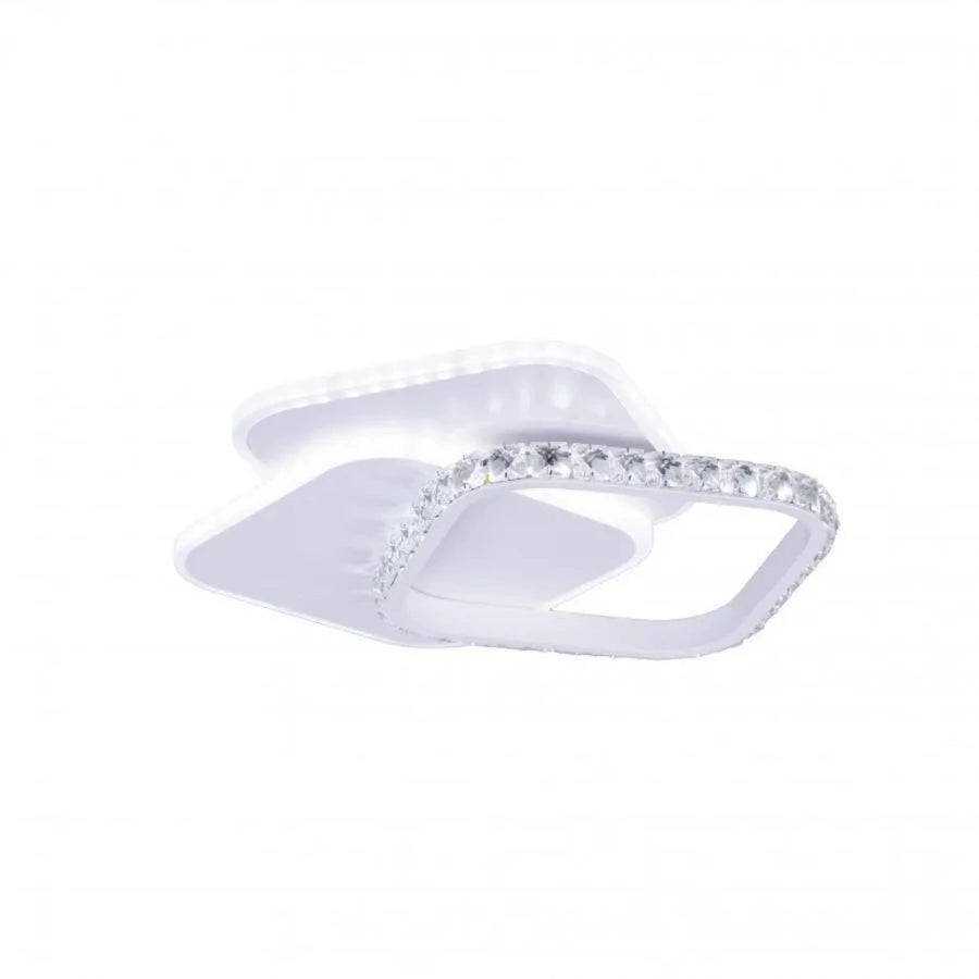 LED křišťálový lustr ANASTASIA 17W, Průměr 30cm, Studené/Teplé/Neutrální světlo, Bílá