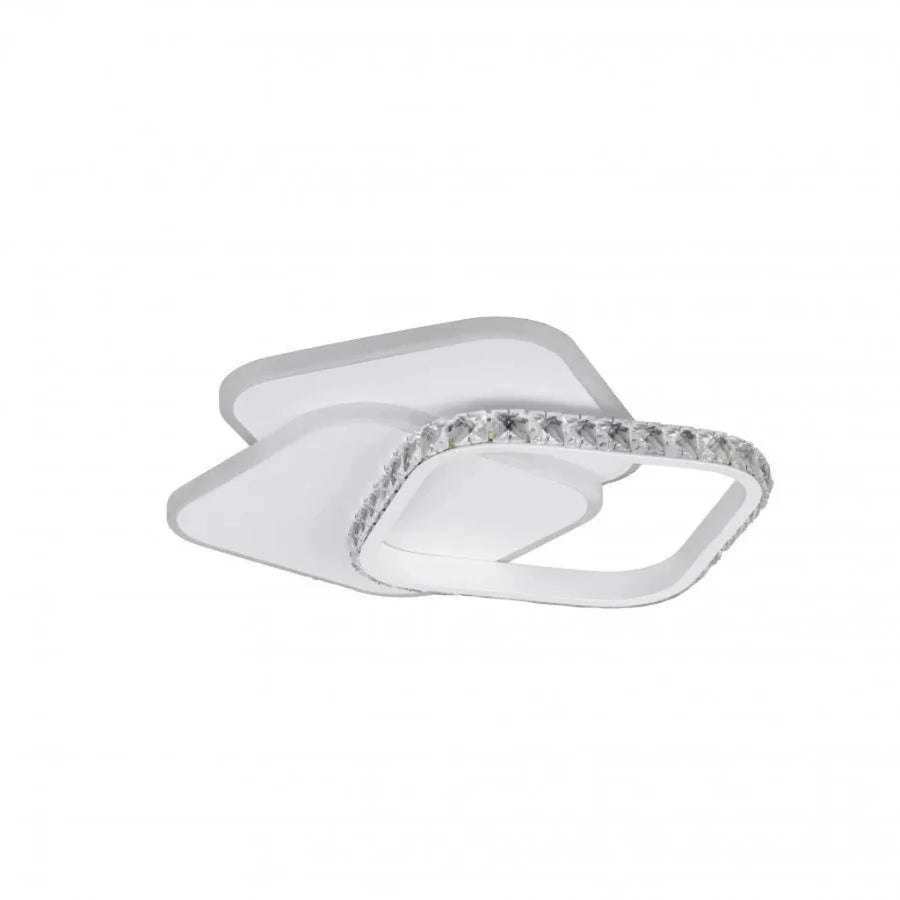 LED křišťálový lustr ANASTASIA 17W, Průměr 30cm, Studené/Teplé/Neutrální světlo, Bílá
