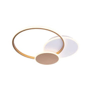 LED lustr s dálkovým ovládáním KILLIAN 71W, 3 kruhy, studené/teplé/neutrální světlo, stmívatelné, bílé zlato