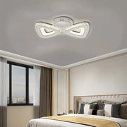 LED LED LED Cleon Chandier s dálkovým ovládáním, 2,4 GHz, 56W, Akryl a Crystal, White