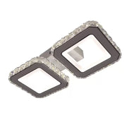 LED CHANDIER s dálkovým ovládáním Quadris, 24W, 2 čtverce, studené/horké/neutrální světlo, nestabilní, bílá