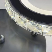 Lust LED Nova Rovon s krystaly, dálkovým ovládáním, 2 světelné zdroje, 29W, Black & Nerezová