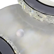 Lust LED Nova Rovon s krystaly, dálkovým ovládáním, 2 světelné zdroje, 29W, bílá a nerezová