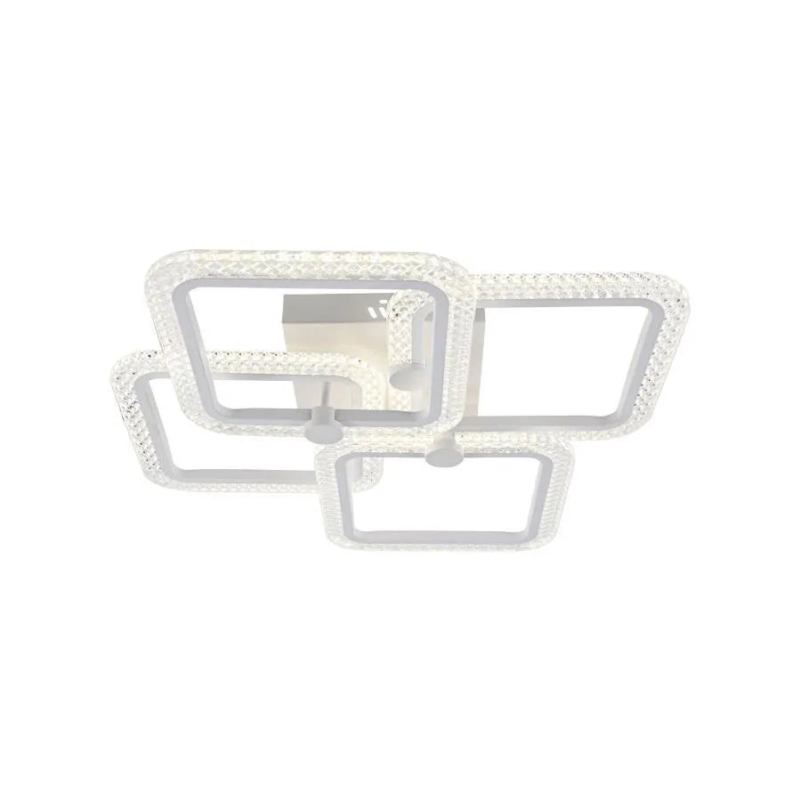 LED LED LED LED FAIDA s dálkovým ovládáním, 2,4 GHz, 120W, akryl, bílá