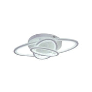 LED CHANDIER s gentianským dálkovým ovládáním, 75W, 3 elipsy, chladné/horké/neutrální světlo, nestabilní, bílé