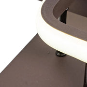 LED LED LED LULIA, 24 W, Square, Brown, Acryl, Cold/Hot/Neutrální světlo