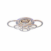 LED LED LED Crystal RGB s dálkovým ovládáním Lia 182W Dimable White Silver