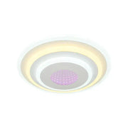 Lulus LED 3D Nivara Rotonda, průměr 30 cm, 20 W RGB, bílá, chlad/horké/neutrální světlo