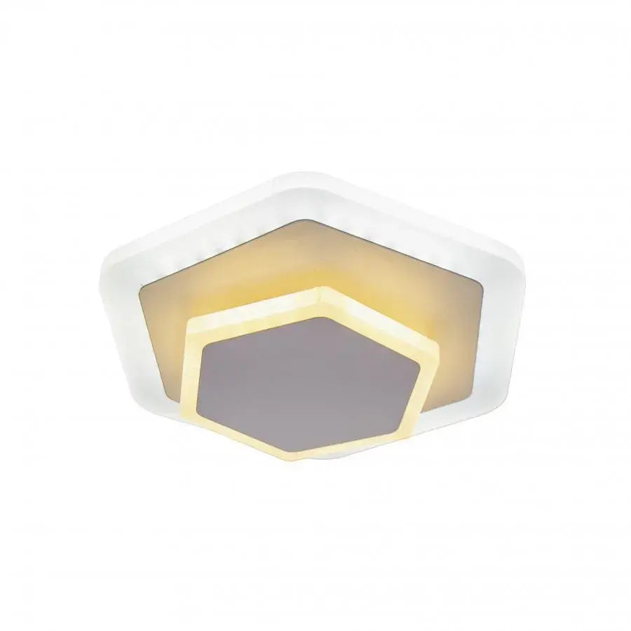 LED lustr SONIA 36W, Studené/Neutrální světlo, Bílá