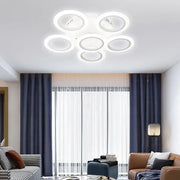 LED CHANDIER s bohémským dálkovým ovládáním, 50 W, Nelaskavé, bílé