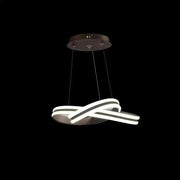 LED chtíč zavěšená dálkovým ovládáním smyčky Infinity, 120W, nastavitelnou výškou, chlad/horké/neutrální světlo, nestabilní, černé