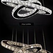 LED LED LED LUMINIS, 58W, Crystal and Metal, Dimable, Nastavitelná výška, chlad/teplé/neutrální světlo, luxusní osvětlení