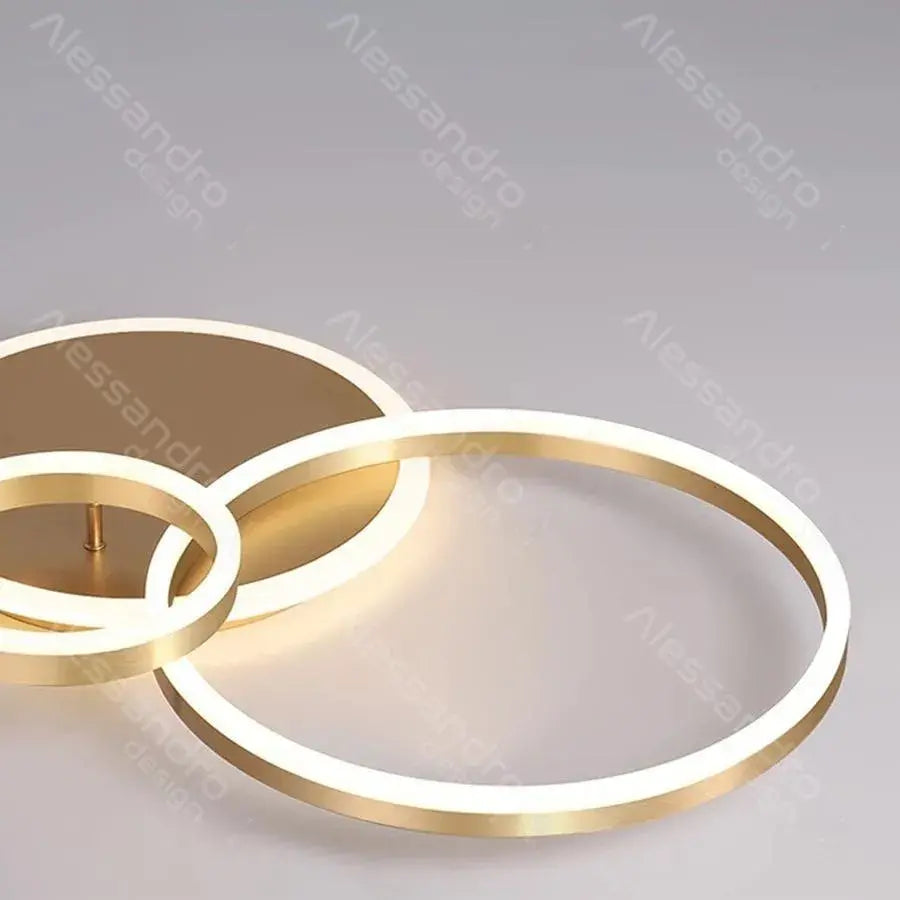 LED CHANDIER s dálkovým ovládáním rilia, 100 W, Dimable, White se zlatem