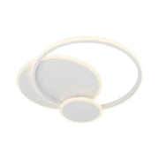 LED CHANDIER se Silvian dálkovým ovládáním se 3 kruhy 58W Cold/Hot/White Neutral White