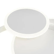 LED CHANDIER se Silvian dálkovým ovládáním se 3 kruhy 58W Cold/Hot/White Neutral White