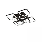 LED lustr s dálkovým ovládáním FELY 192W, 8 čtverců, studené/teplé/neutrální světlo, stmívatelné, bílá