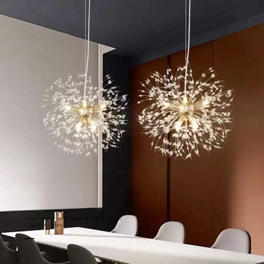 Schönbrunn Crystal Chandelier, 6x G9, průměr 38 cm, lesklý zlato, elegantní design