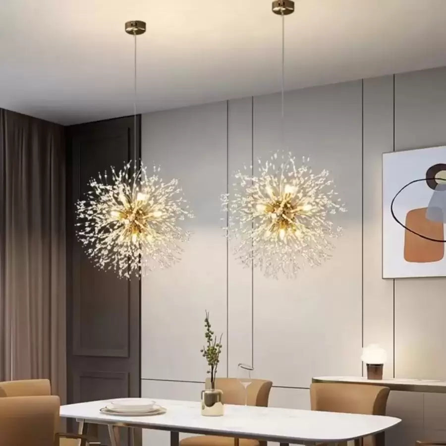Schönbrunn Crystal Chandelier, 6x G9, průměr 38 cm, lesklý zlato, elegantní design