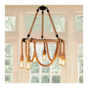 Chtíče rustikální 6x E27 kruhový kruhový kruhový