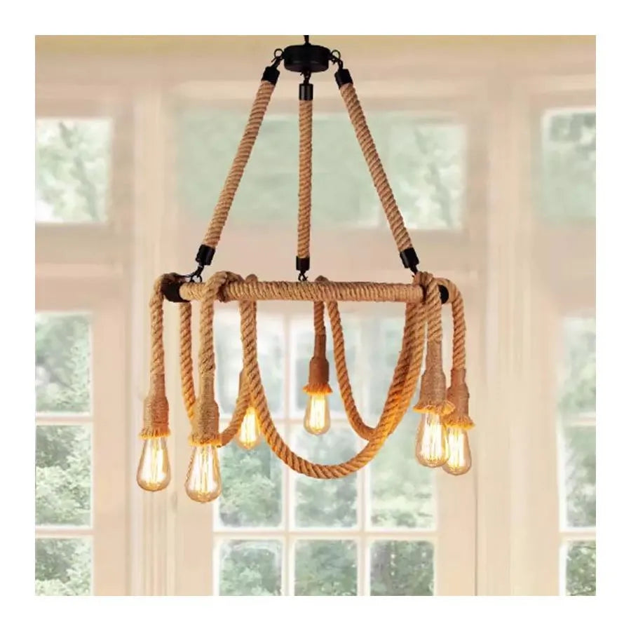 Chtíče rustikální 6x E27 kruhový kruhový kruhový