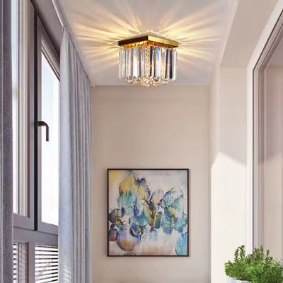 Crystal Martinez Linear Luxe, průměr 35 cm, 4x E14, lesklé zlato