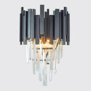 BLOIS Piccolo Crystal Lustr Light, 2xE14, Black