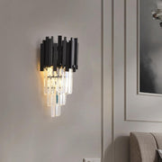 BLOIS Piccolo Crystal Lustr Light, 2xE14, Black
