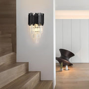BLOIS Piccolo Crystal Lustr Light, 2xE14, Black