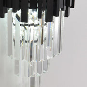 BLOIS Piccolo Crystal Lustr Light, 2xE14, Black