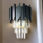 BLOIS Piccolo Crystal Lustr Light, 2xE14, Black