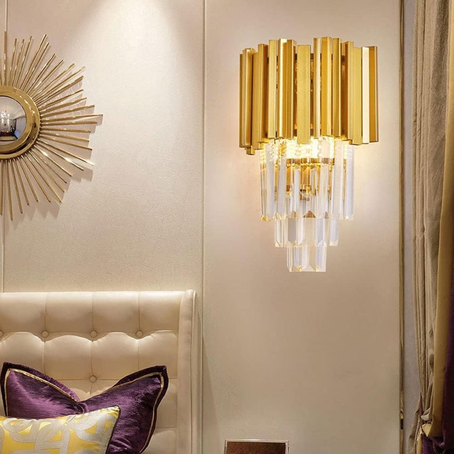 BLOIS Piccolo Crystal Lustr Light, 2xE14, Gold