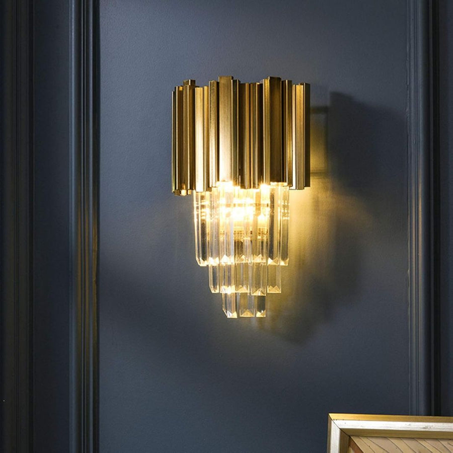 BLOIS Piccolo Crystal Lustr Light, 2xE14, Gold