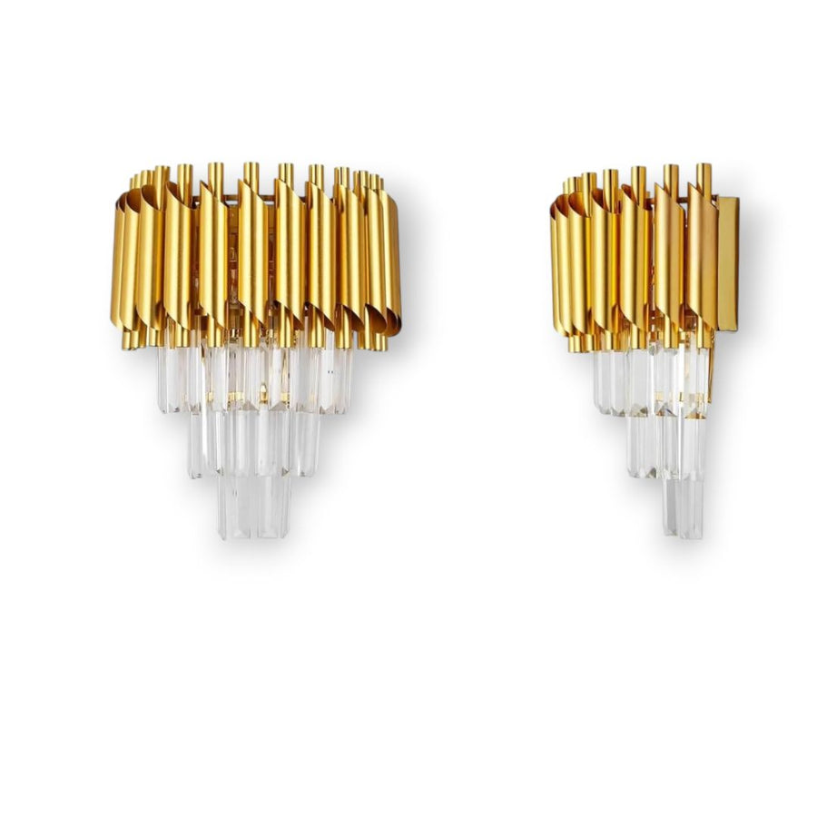 VERSAILLES Piccolo Crystal Lustr Light, 2xE14, Gold